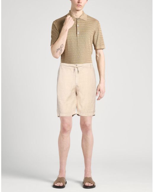 Bomboogie Natural Shorts & Bermuda Shorts Linen for men