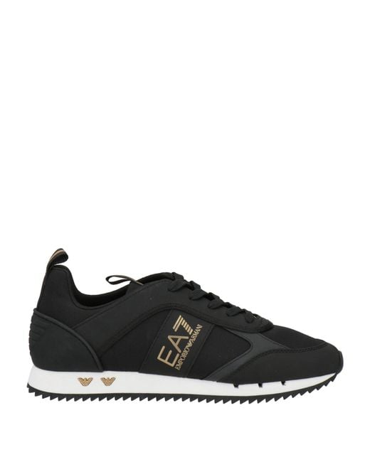 EA7 Black Trainers for men