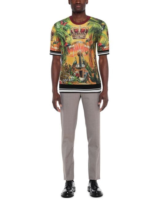 Dolce & Gabbana Green Sweaters for men