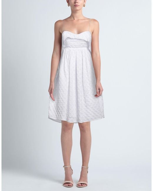CECILIE BAHNSEN White Mini Dress