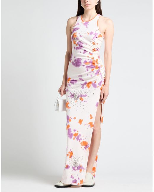 DES_PHEMMES Pink Maxi-Kleid