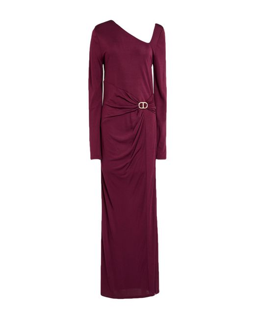 Twinset Purple Maxi Dress