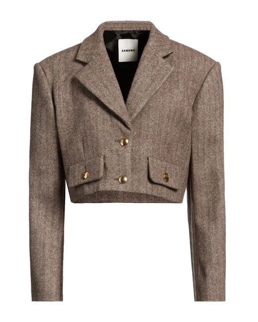 Sandro Brown Blazer