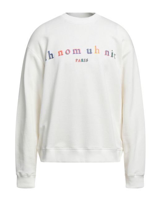 Ih Nom Uh Nit White Sweatshirt for men