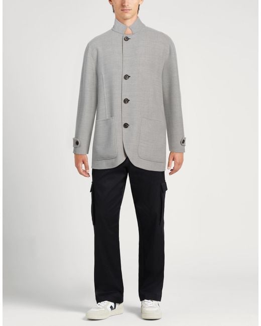 Eleventy Gray Light Jacket Wool for men
