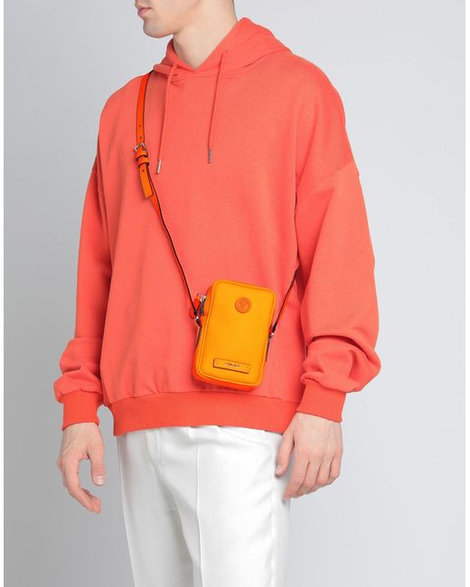 Versace Orange Cross-body Bag for men