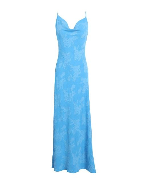 TOPSHOP Blue Maxi Dress
