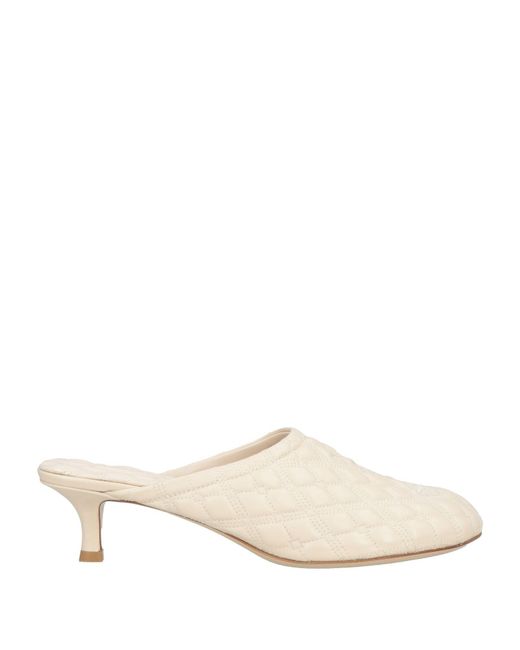 Burberry Natural Mules & Clogs