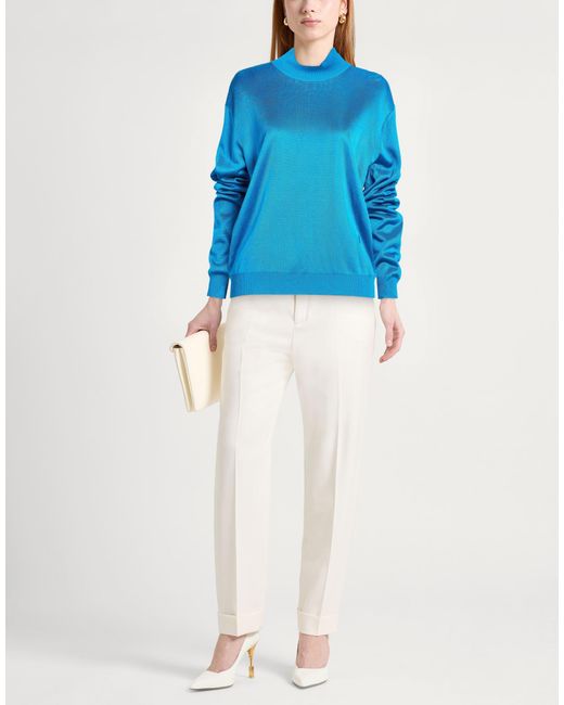 Alaïa Blue Turtleneck