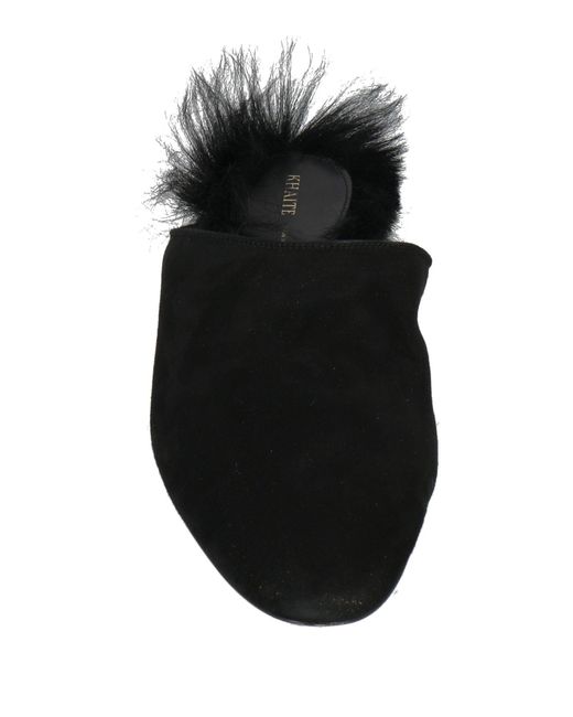 Khaite Black Mules & Clogs Leather