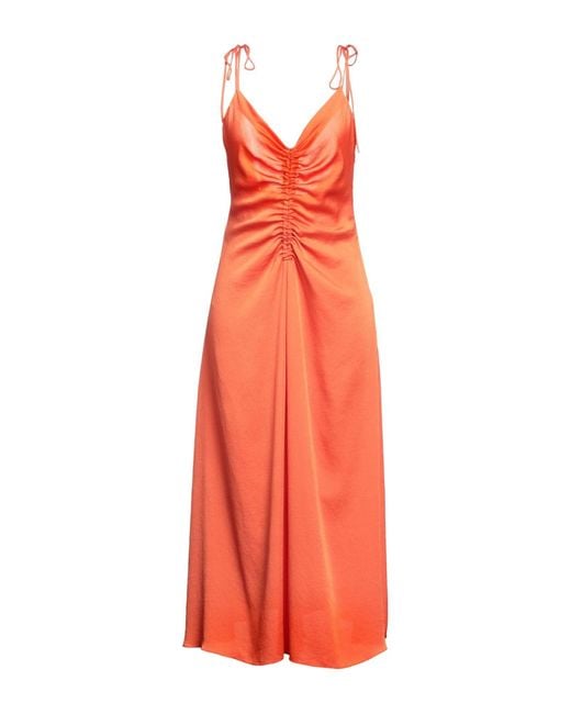 Sandro Red Maxi Dress