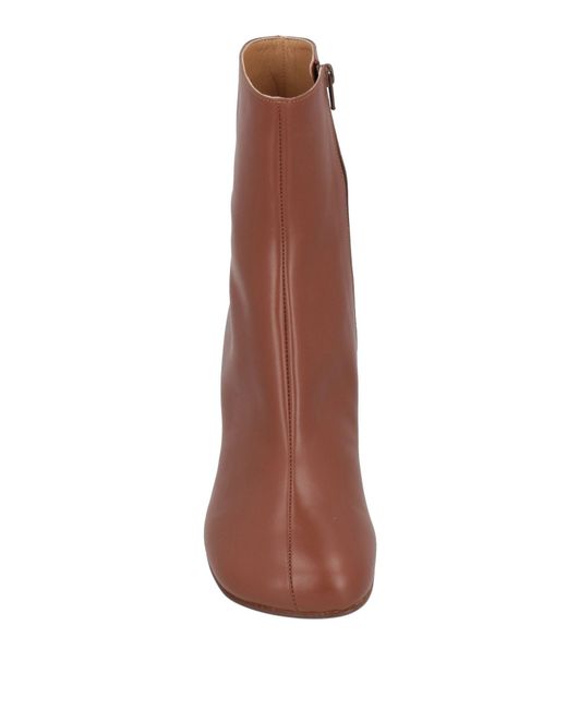Dries Van Noten Brown Ankle Boots