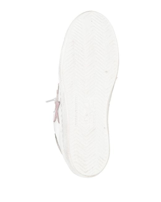 2 Star Pink Sneakers Leather