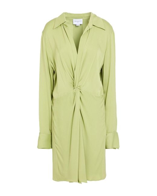 Isabelle Blanche Green Mini Dress