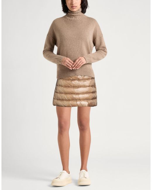 Herno Natural Mini Skirts