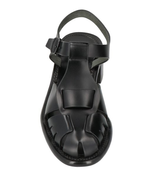 Hereu Black Sandals Leather