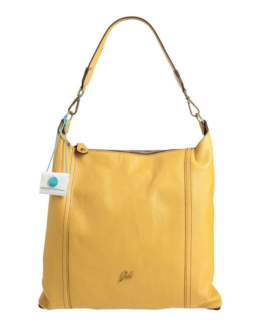 Gabs Yellow Shoulder Bag Calfskin