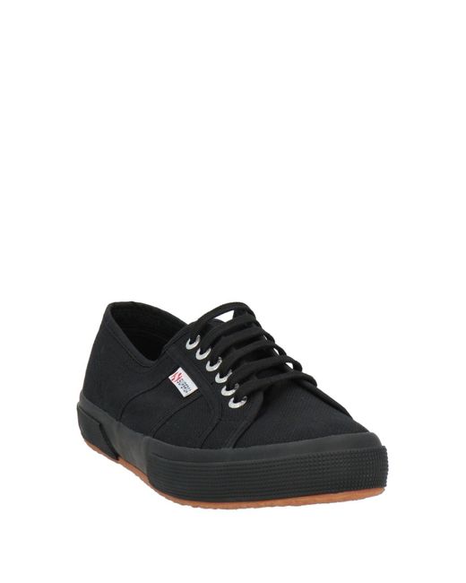 Superga Black Sneakers Textile Fibers for men