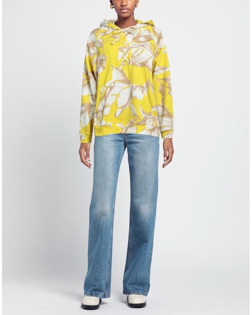Twinset Yellow Sweatshirt