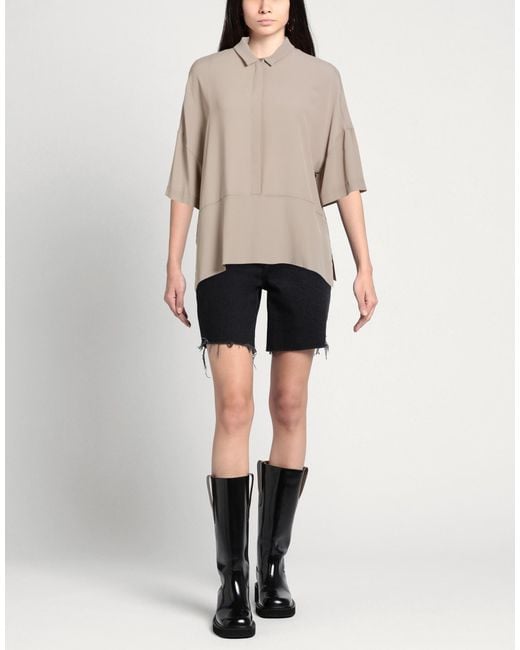 Le Tricot Perugia Natural Taupe Top Acetate, Silk