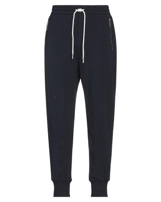 Paolo Pecora Blue Pants Cotton, Elastane for men