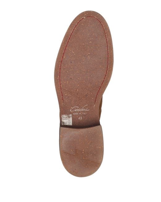 Corvari Brown Camel Ankle Boots Leather for men