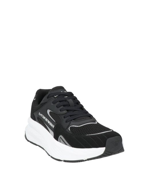EA7 Black Trainers for men