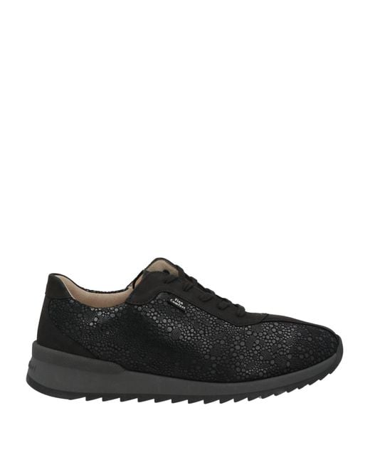 Finn Comfort Black Sneakers Leather