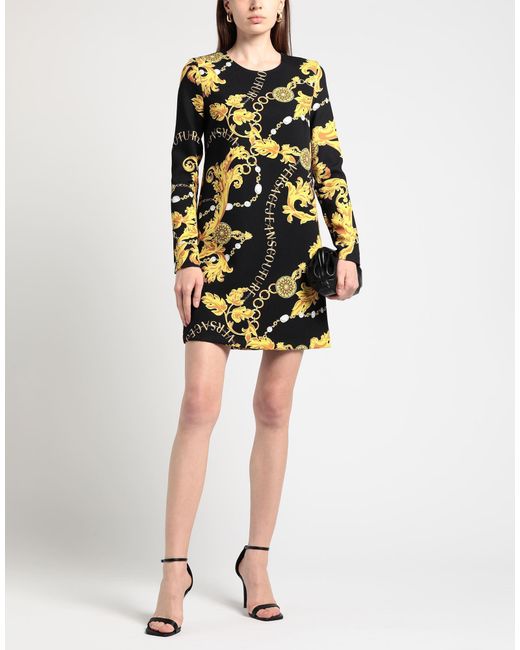 Versace Jeans Couture Black Mini Dress