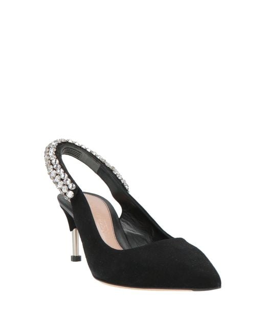 McQueen Black Pumps Leather