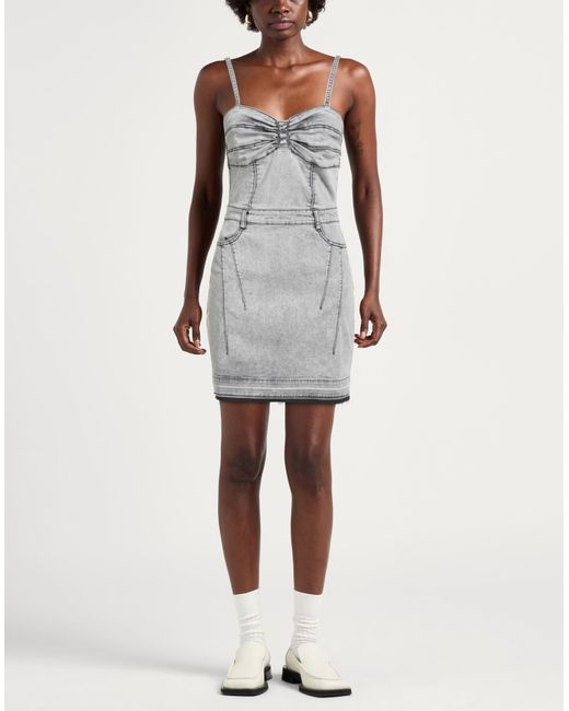 Twinset Gray Mini Dress