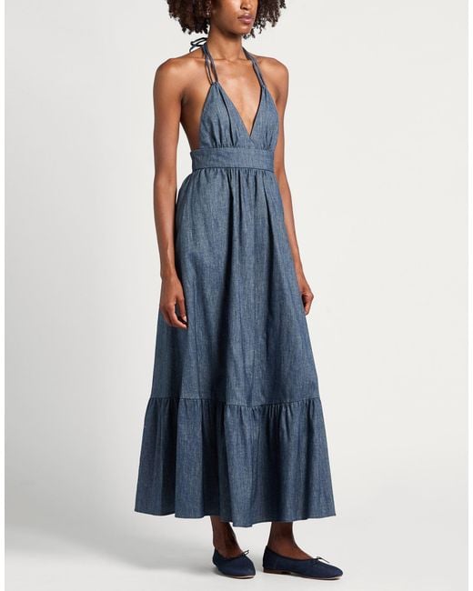 Eleventy Blue Maxi Dresses