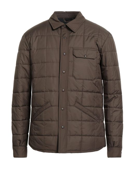 Piumino & Imbottito Sintetico di Mazzarelli in Brown da Uomo