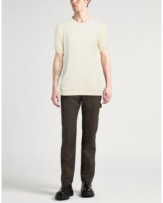Roberto Collina White Sweater Cotton, Polyamide for men