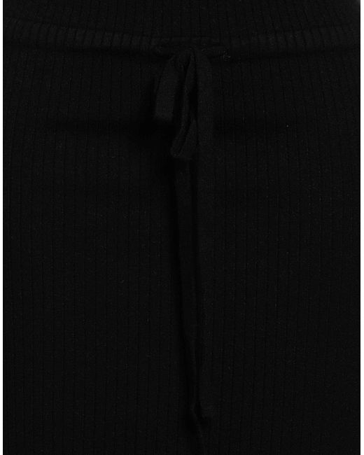 hinnominate Black Maxi Dress Viscose, Polyester, Polyamide