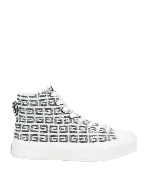 Givenchy White Sneakers Polyester, Leather