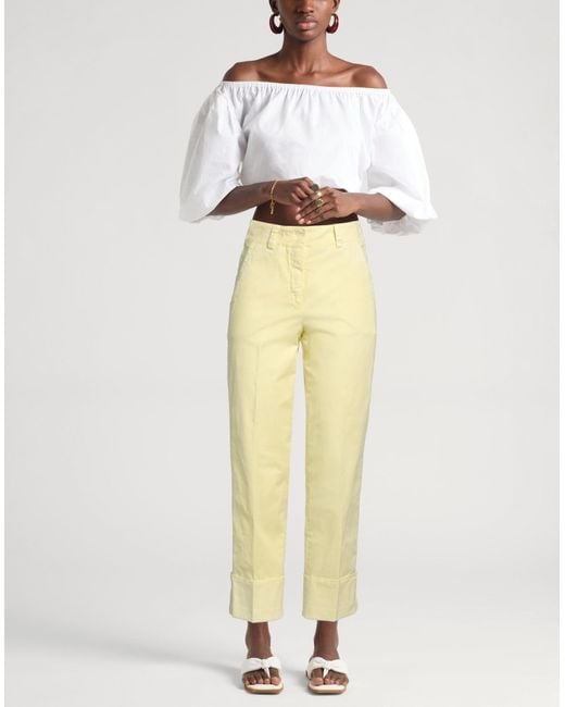 Peserico Yellow Trouser