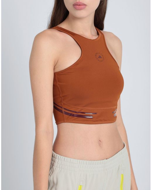 Adidas By Stella McCartney Brown Top