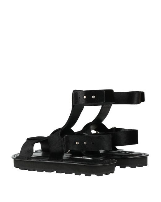 Jil Sander Black Sandals Calfskin for men