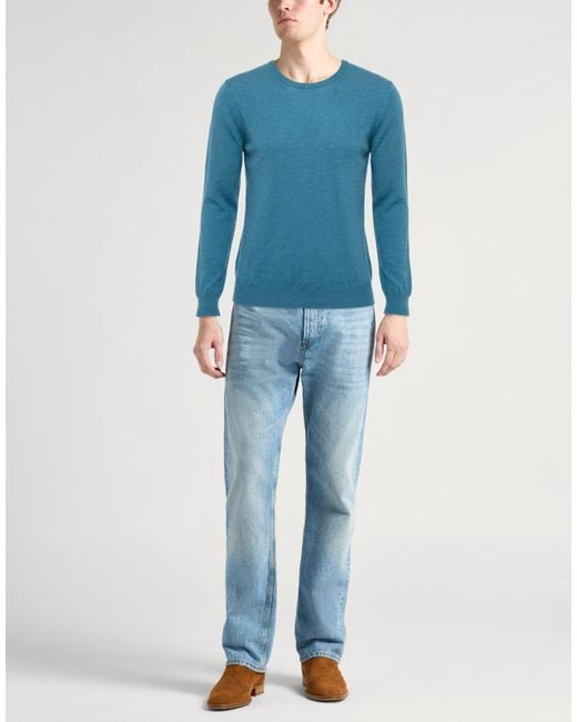 Fedeli Blue Jumper for men