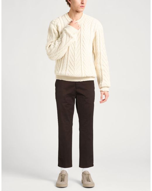 BE ABLE Brown Pants Cotton, Elastane for men