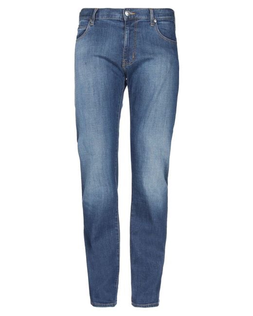 Armani Jeans Blue Jeans Cotton, Elastane for men
