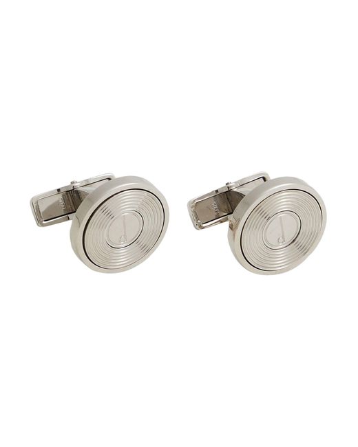Dunhill Gray Cufflinks And Tie Clips for men