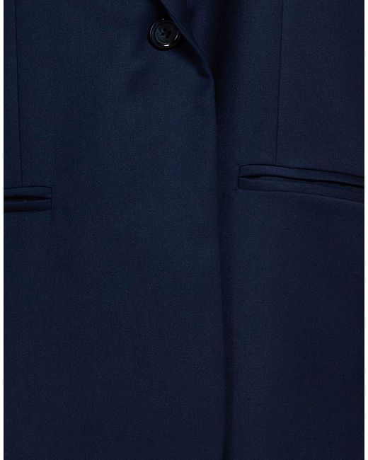 Forte Blue Blazer Polyester, Viscose, Elastane