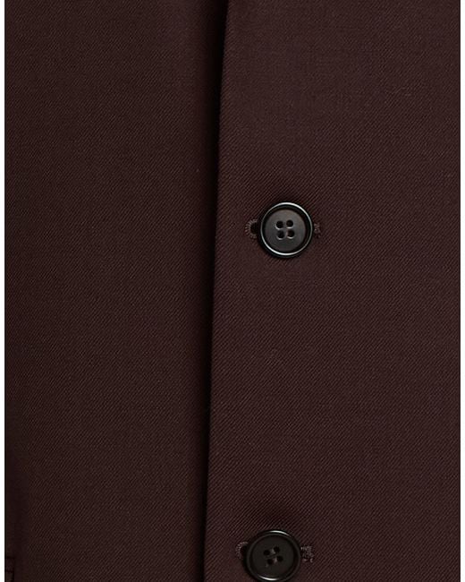 sunflower Brown Blazer Polyester, Virgin Wool, Elastane for men