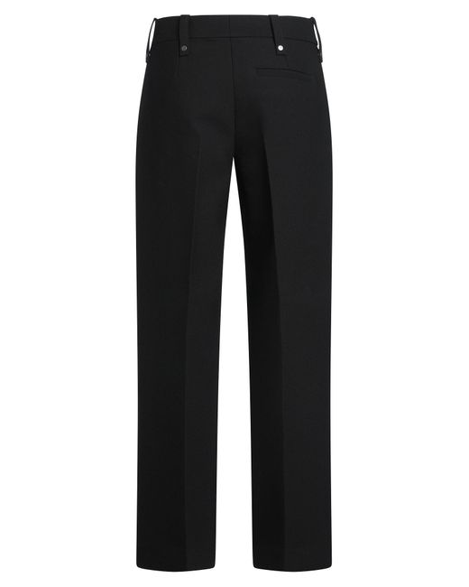 Burberry Black Pants Virgin Wool for men