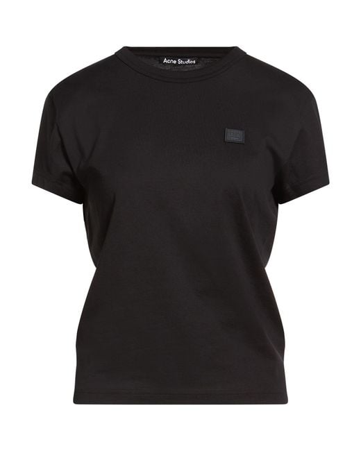 T-Shirt di Acne in Black