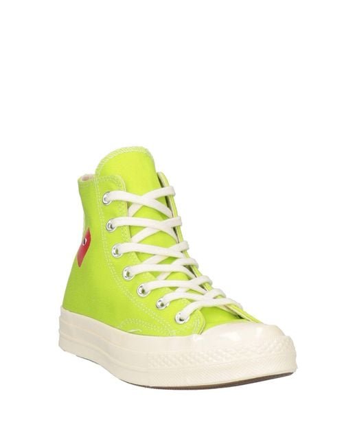 CONVERSE x COMME des GARÇONS PLAY Yellow Trainers