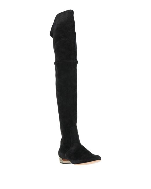 Casadei Black Boot Leather