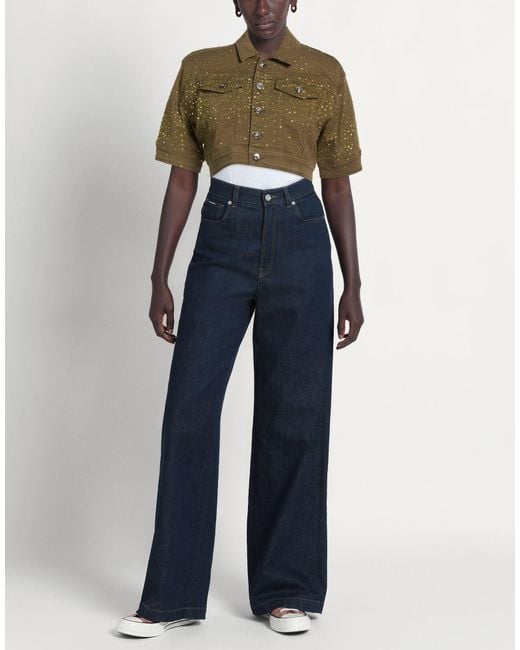No Secrets Green Denim Outerwear
